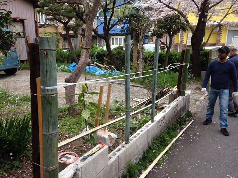 竹垣のワークショップ